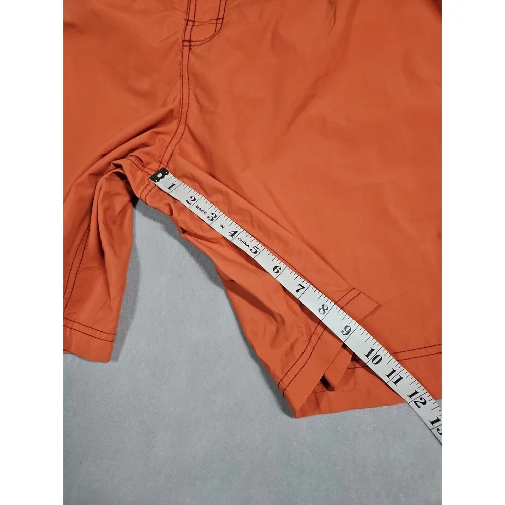 Caribbean Swimwear Mens‎ Orange Hybrid Board Swim Shorts Size XXL NWT